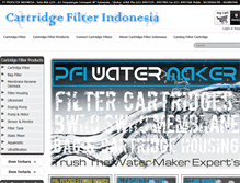 Tablet Screenshot of cartridgefilterindonesia.com